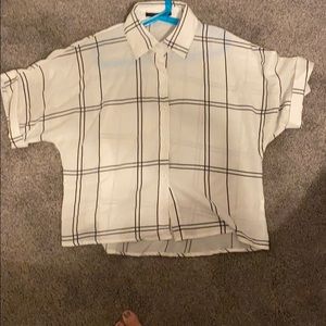 Whit and black shirt